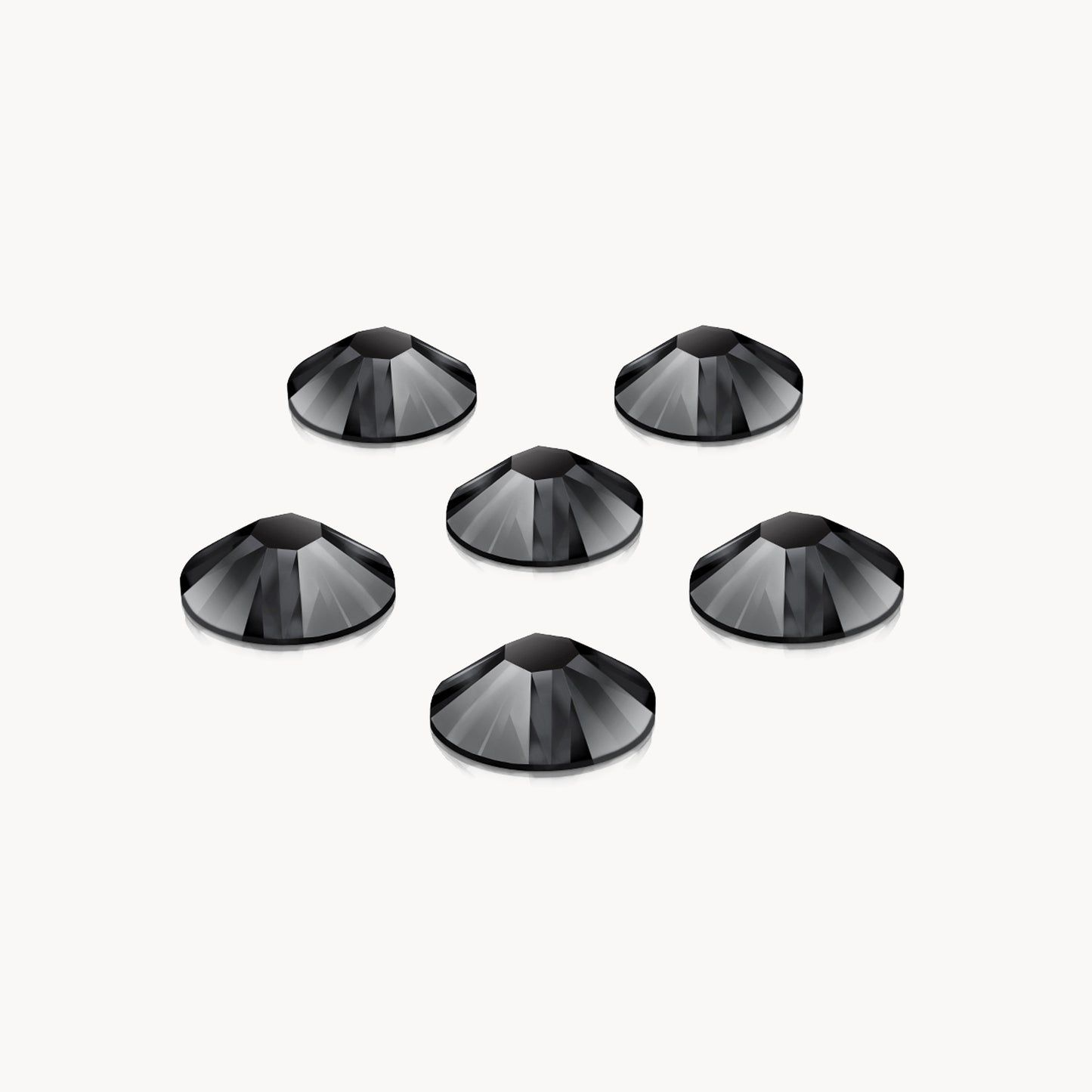 Swarovski black SS5 100pz