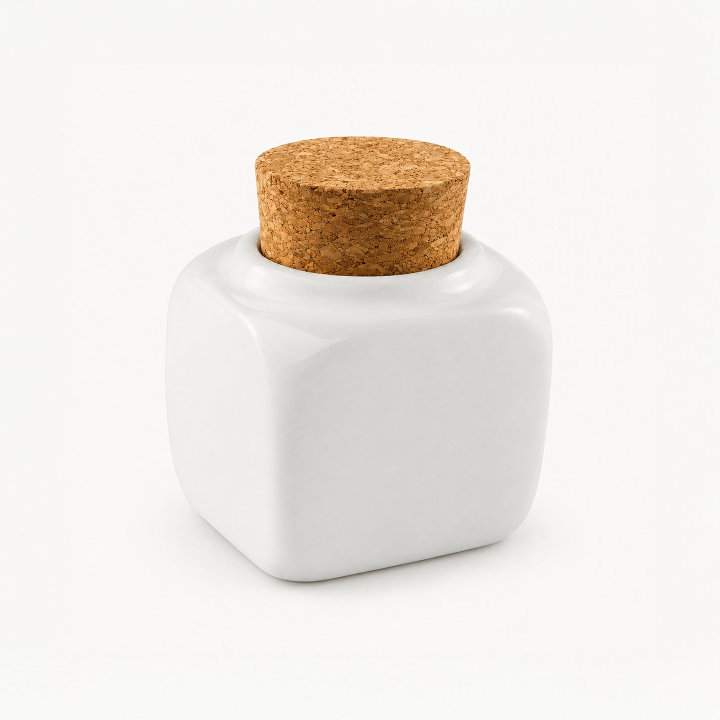 Contenitore in ceramica con tappo in sughero per liquidi