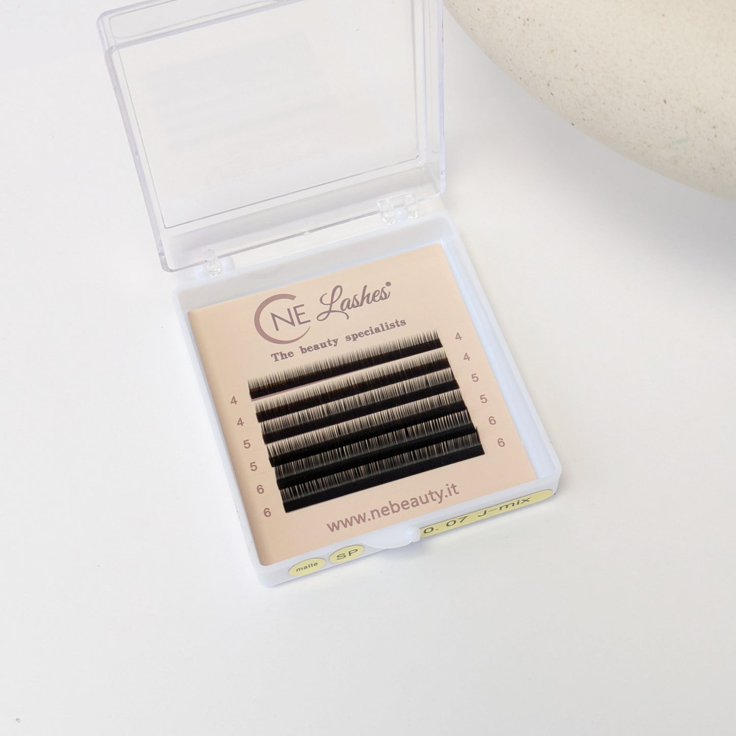 Mixed Short Lashes Black - 0,07
