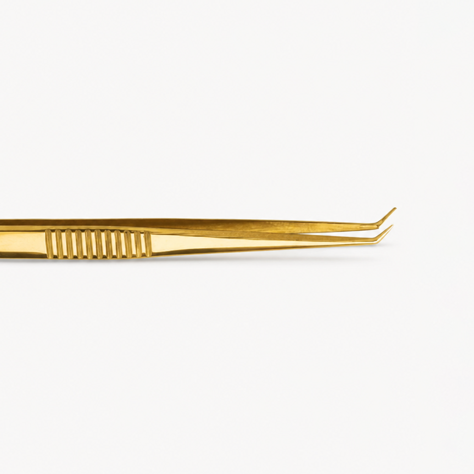 Pinza curva 5mm 45°