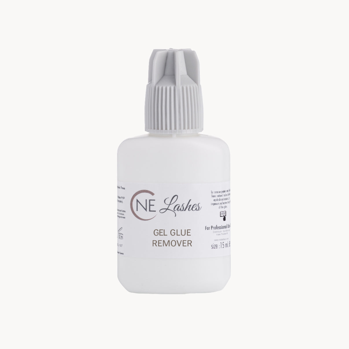 Gel glue remover - remover colla extension ciglia 15ml