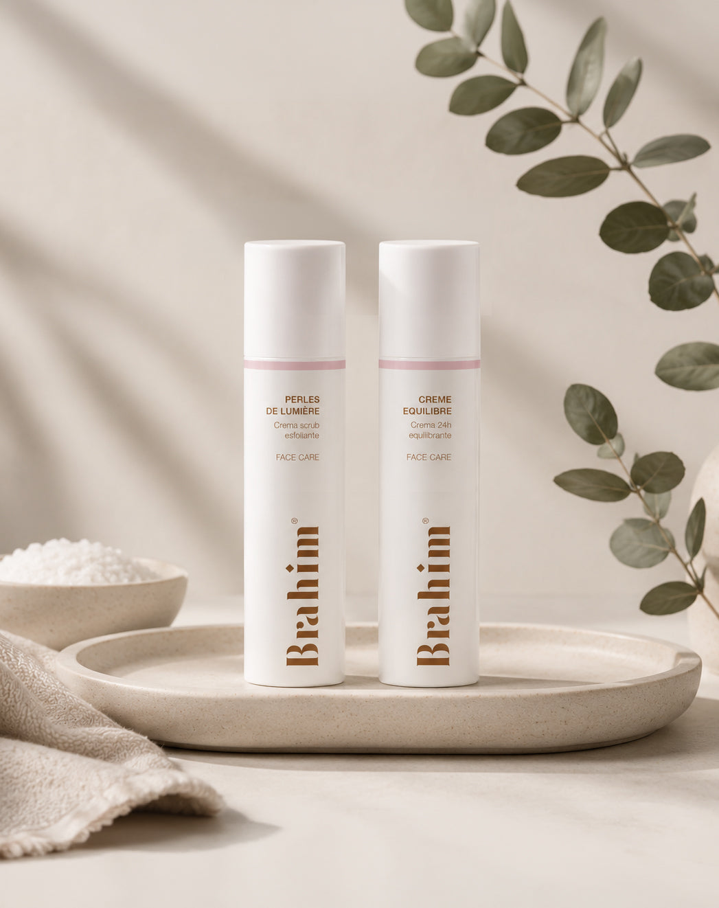 Kit Esfoliante e Rigenerante Viso Brahim