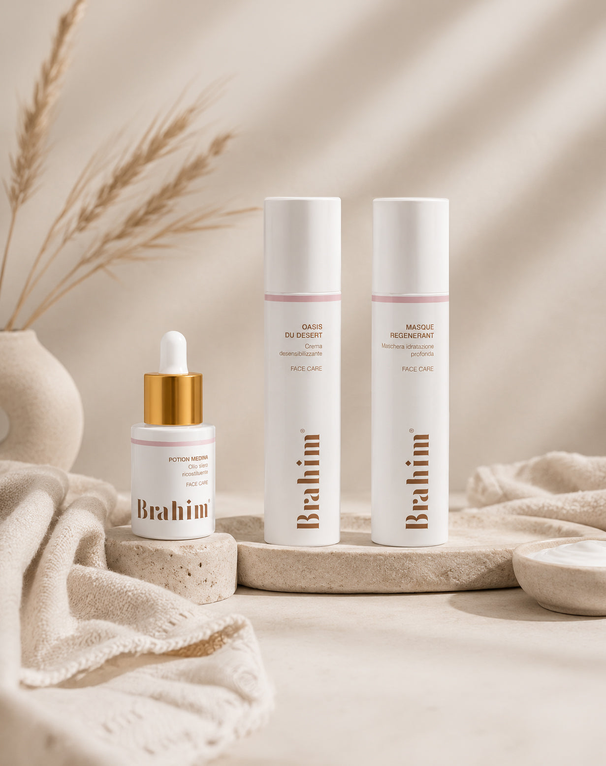 Kit SOS Pelle Secca | Trattamento Intensivo Viso Brahim