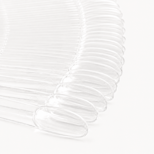 Tips display clear ventaglio 50pz