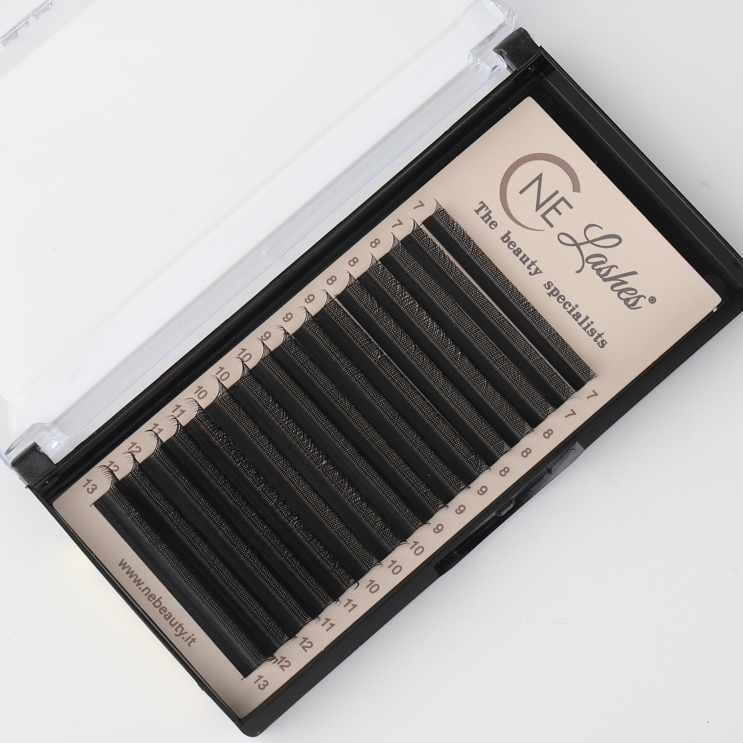 Mixed Lashes Black YY C 0,07 16 strisce 7-13mm
