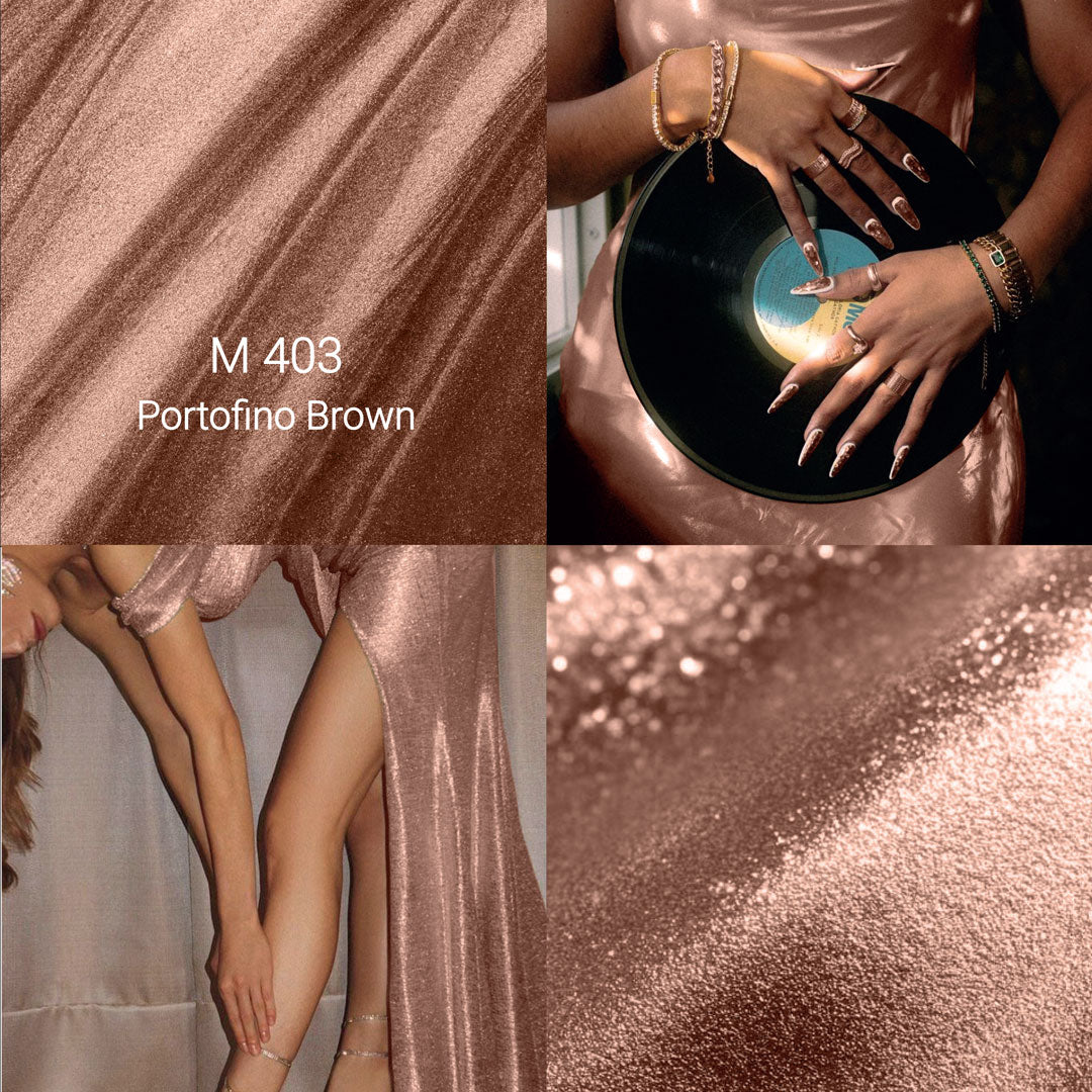 Uv Lac Metallic 403 | Portofino Brown 8ml