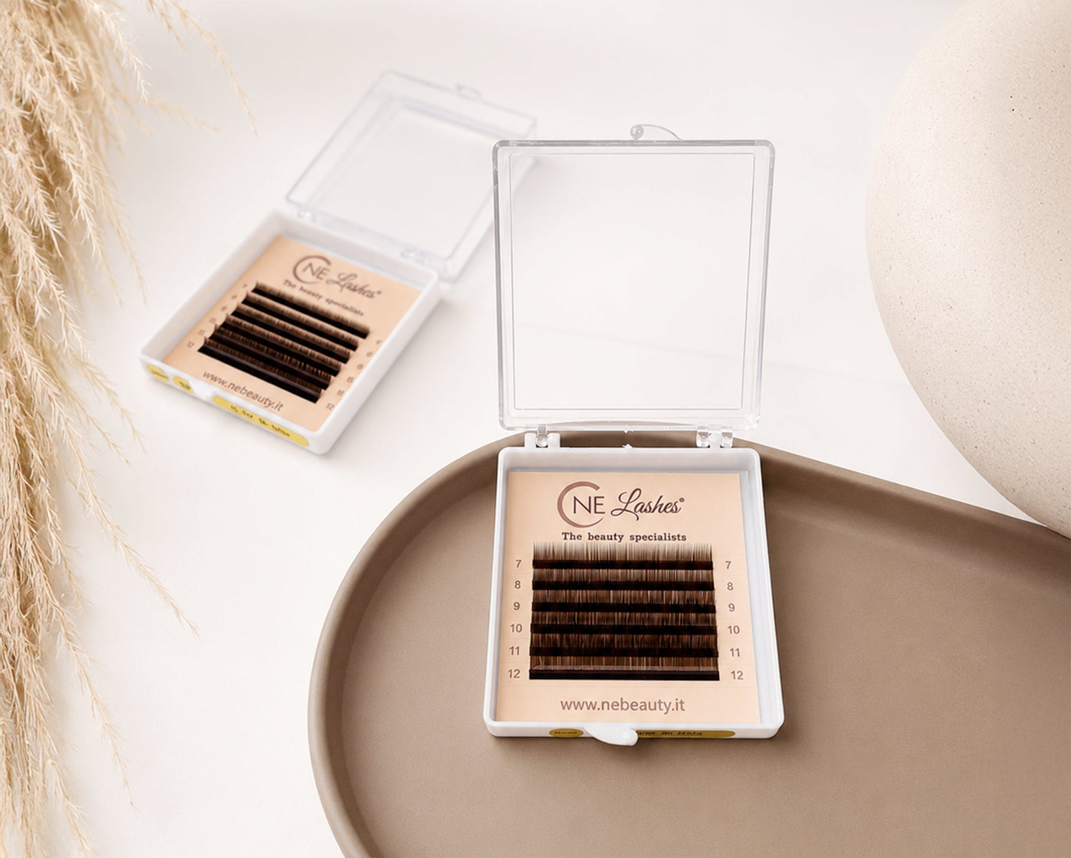 Mixed Short Lashes Dark Brown