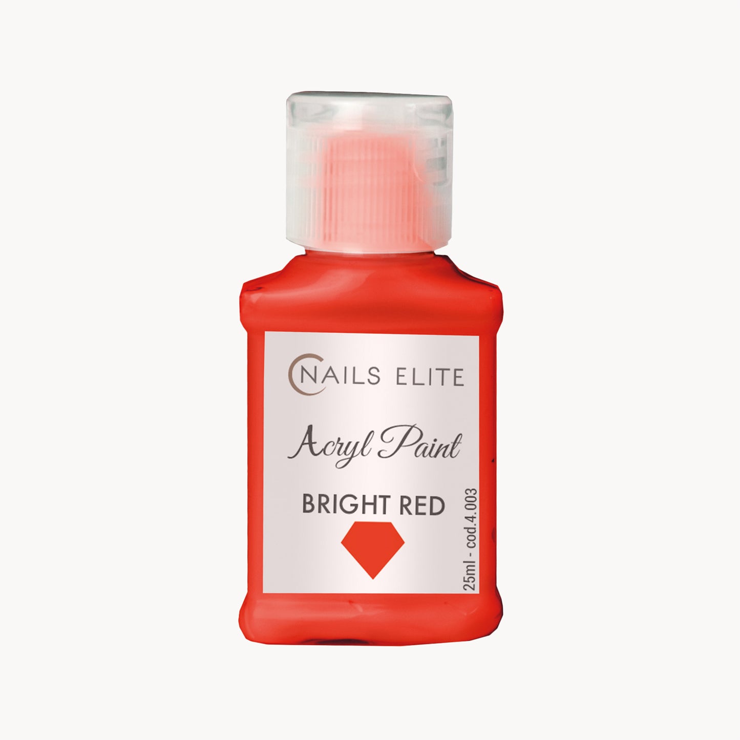 Acryl paint bright red 25gr