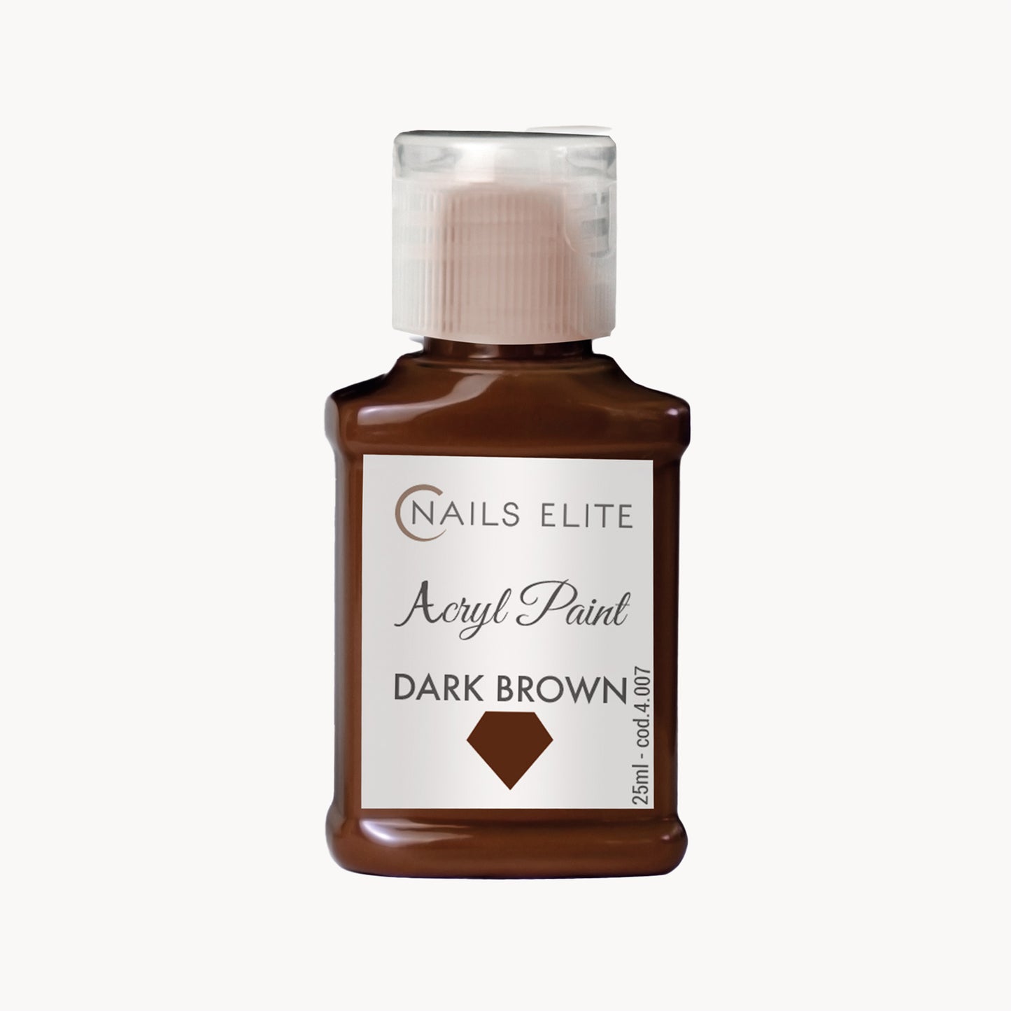 Acryl paint dark brown 25gr