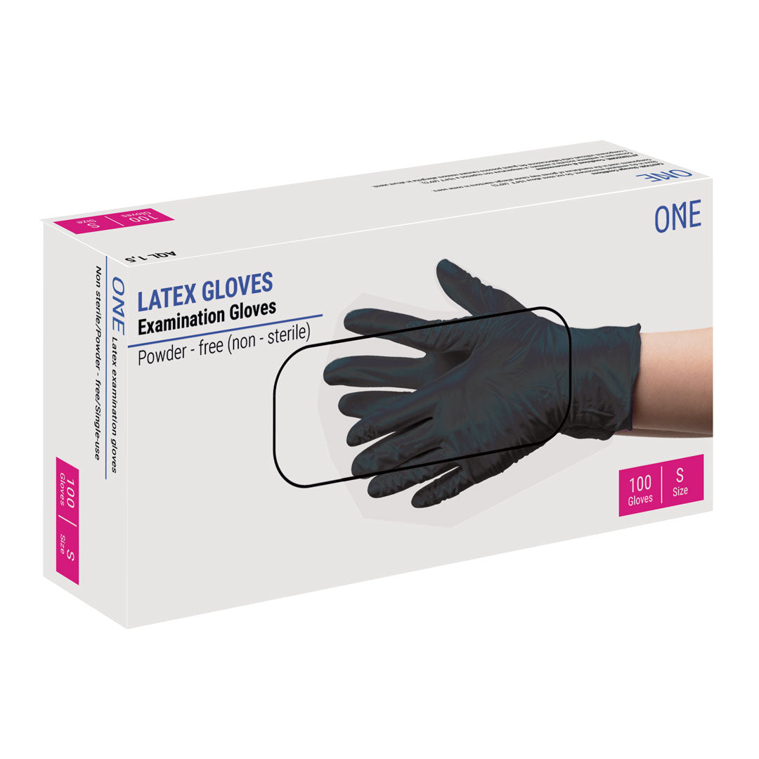 Guanti in lattice neri senza polvere 100pz