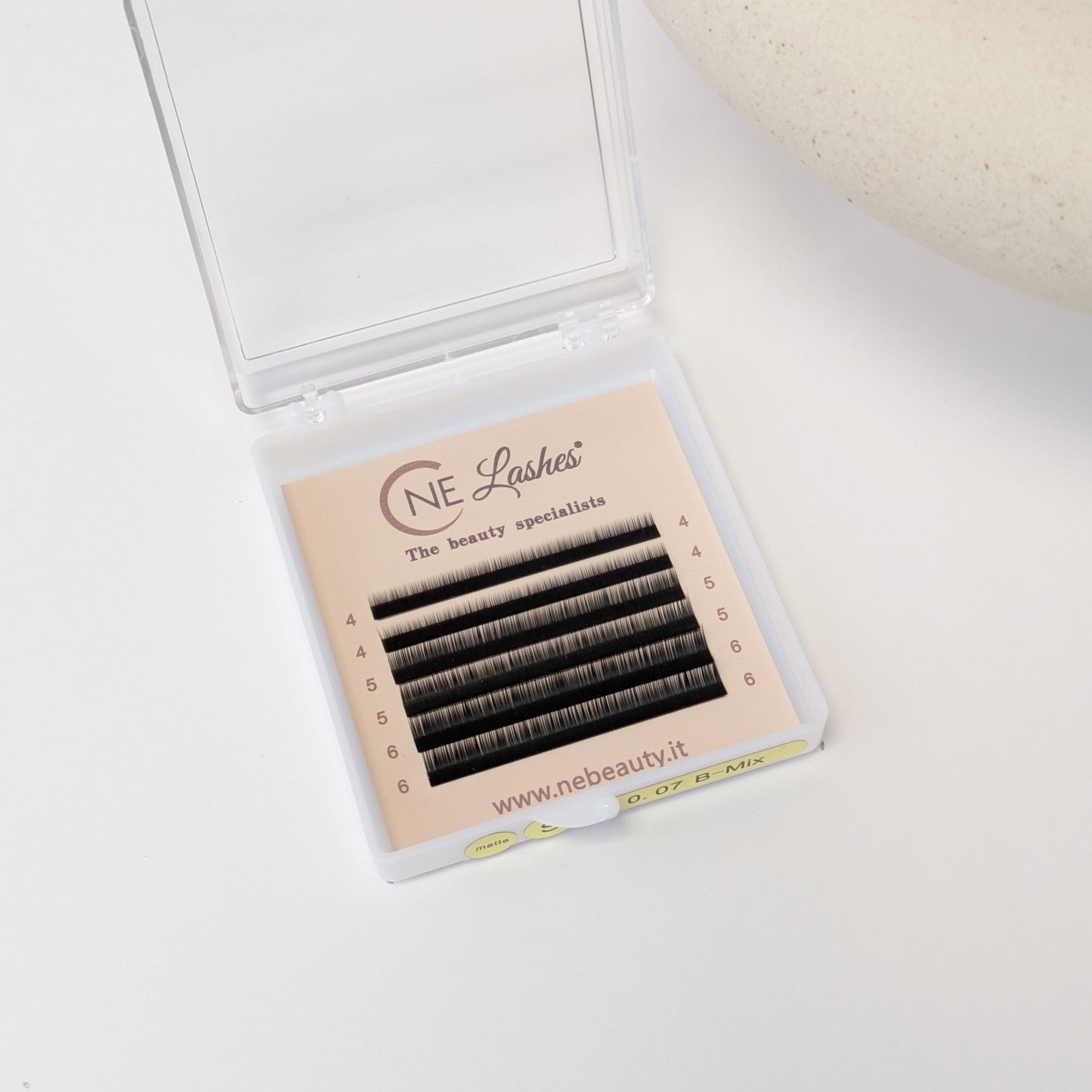 Mixed Short Lashes Black - 0,07