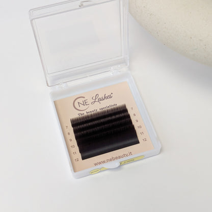 Mixed Short Lashes Dark Brown - 0,07 - 6 strisce 7-12mm