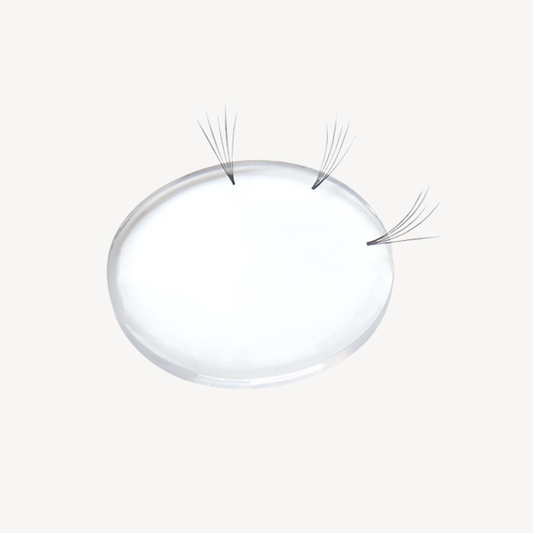 Pad in silicone rotondo per extension ciglia