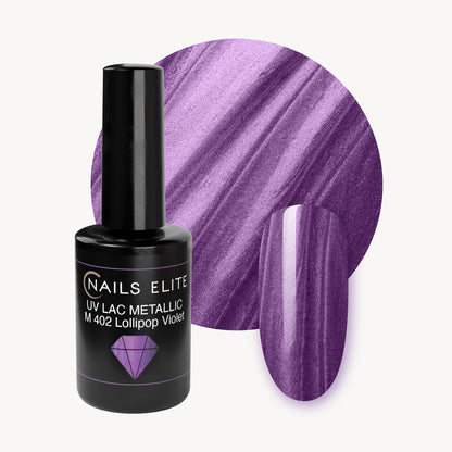 Uv Lac Metallic 402 | Lollipop Violet 8ml