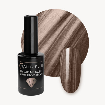 Uv Lac Metallic 406 | Choco Brown 8ml