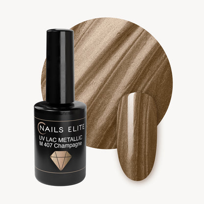 Uv Lac Metallic 407 | Champagne 8ml