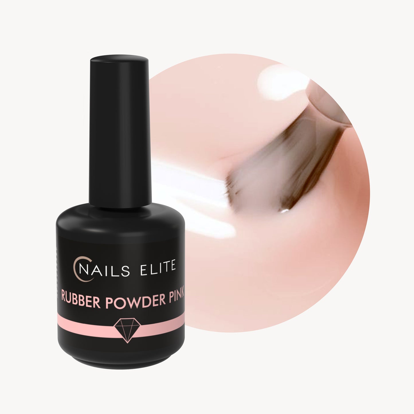 Base Rubber Powder Pink 15gr