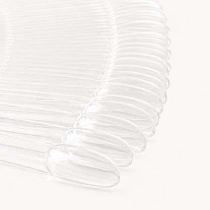Tips display clear ventaglio 50pz